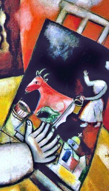 Chagall Autoritratto con sette dita