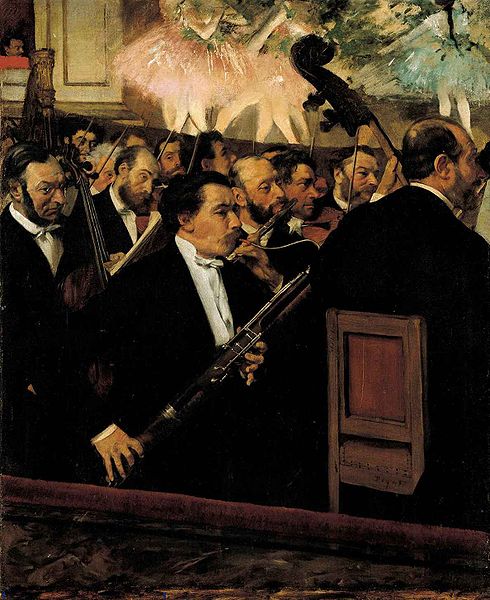 Edgar Degas L'orchestra dell'Opéra, 1868 circa